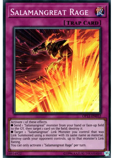 Salamangreat Rage — OTS Tournament Pack 12