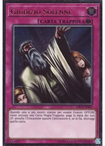 Giudizio Solenne — OTS Buste da Torneo 12