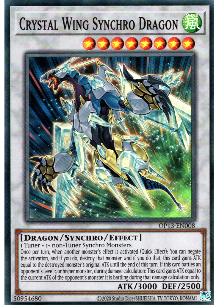 Crystal Wing Synchro Dragon