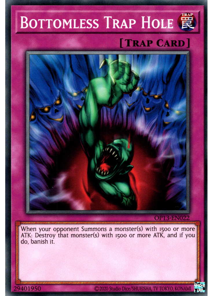 Bottomless Trap Hole