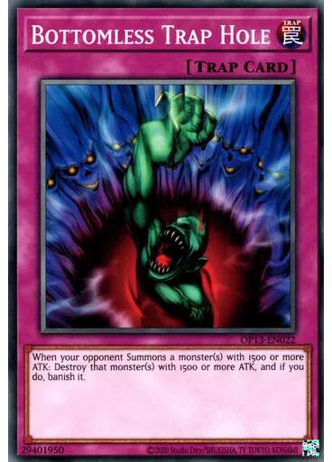 Bottomless Trap Hole