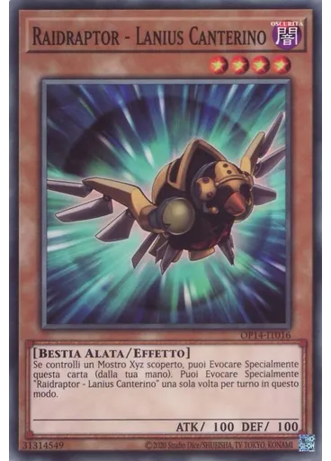Raidraptor - Lanius Canterino — OTS Buste da Torneo 14