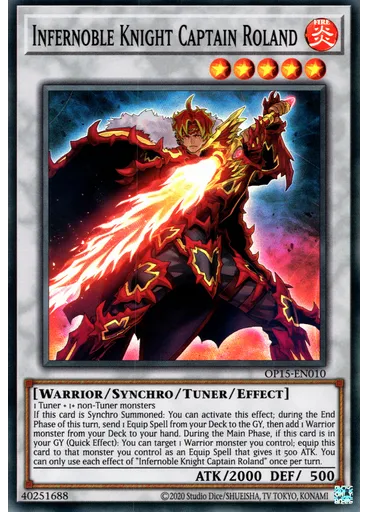 Infernoble Knight Captain Roland — OTS Tournament Pack 15