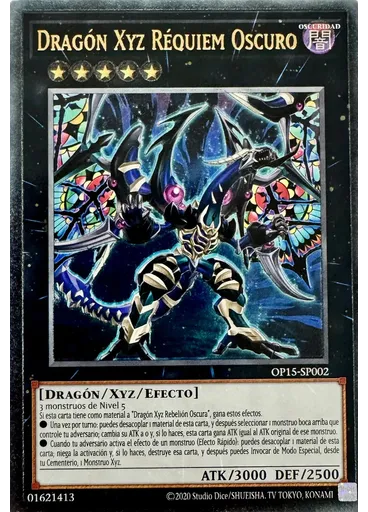 Dragón Xyz Réquiem Oscuro — OTS Sobre Torneo 15