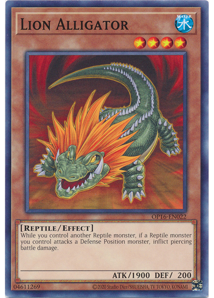 Lion Alligator