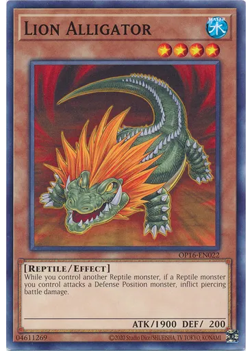 Lion Alligator