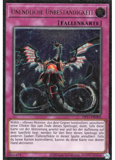 Unendliche Unbeständigkeit