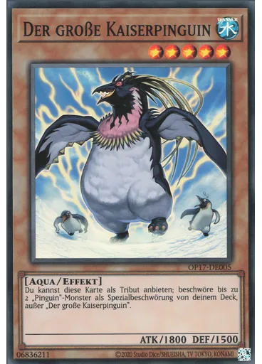 Der große Kaiserpinguin
