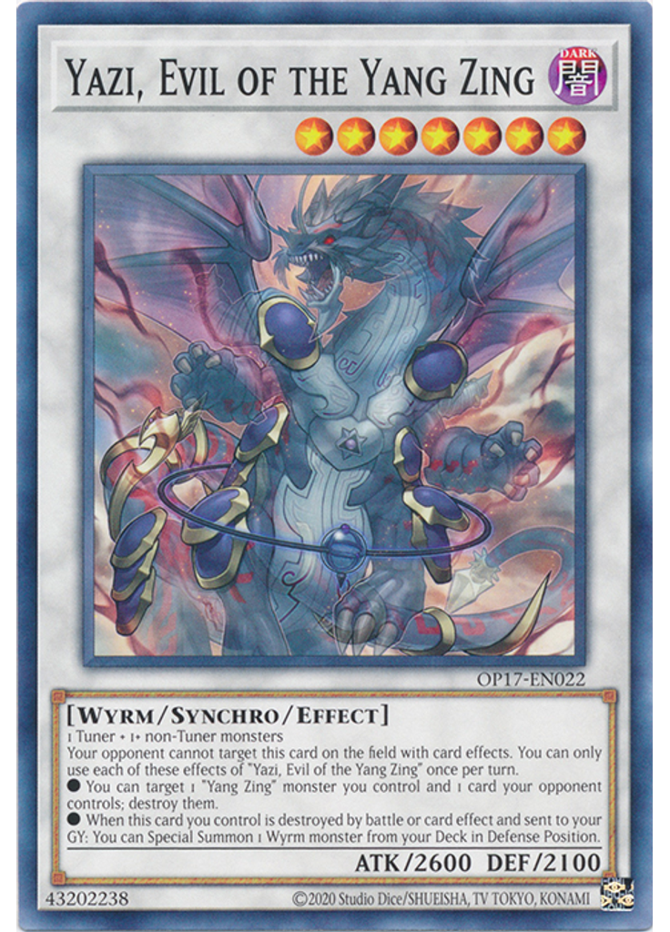 Yazi, Evil of the Yang Zing