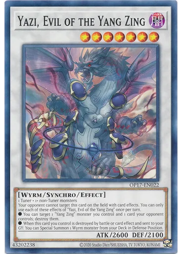 Yazi, Evil of the Yang Zing