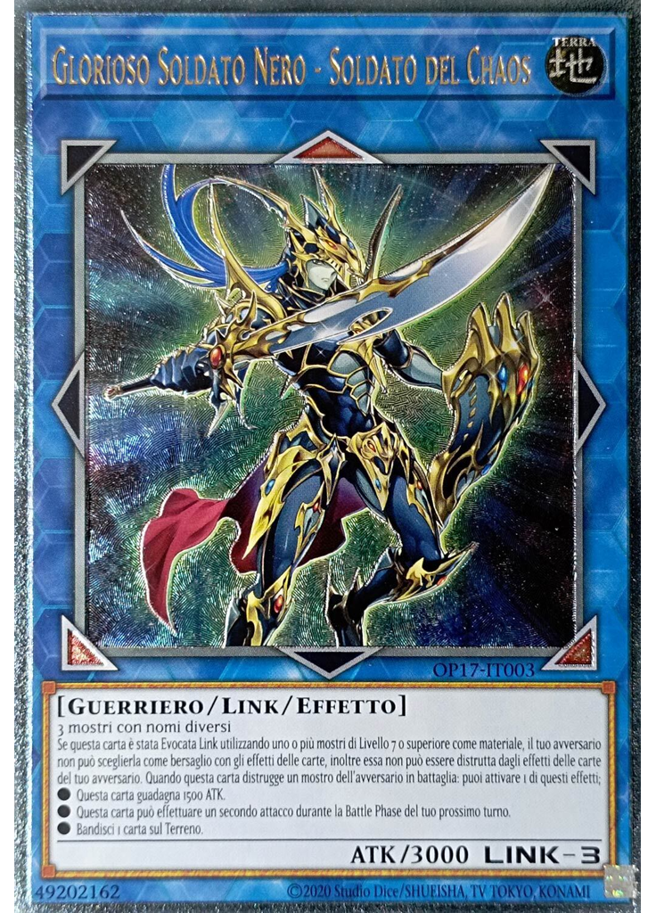 Glorioso Soldato Nero - Soldato del Chaos