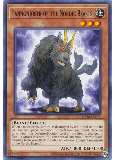 Tanngnjostr of the Nordic Beasts