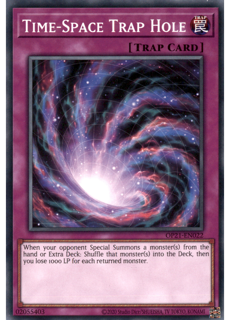 Time-Space Trap Hole