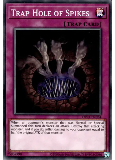 Trap Hole of Spikes