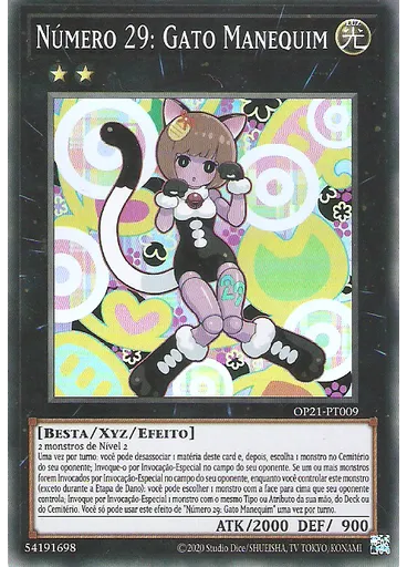 Número 29: Gato Manequim