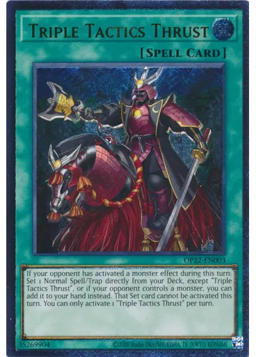 Triple Tactics Thrust