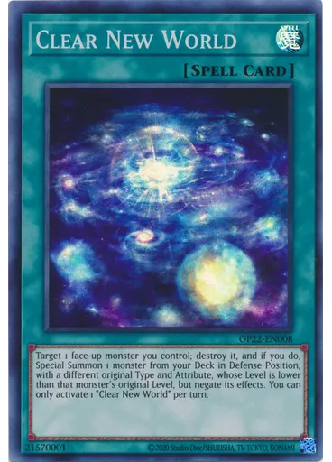 Clear New World — OTS Tournament Pack 22