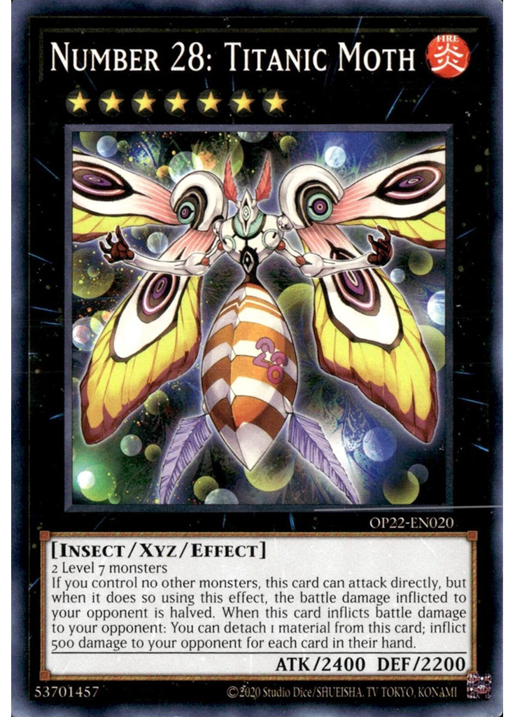 Number 28: Titanic Moth