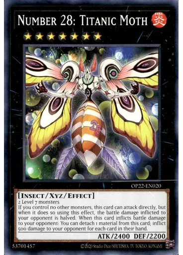 Number 28: Titanic Moth