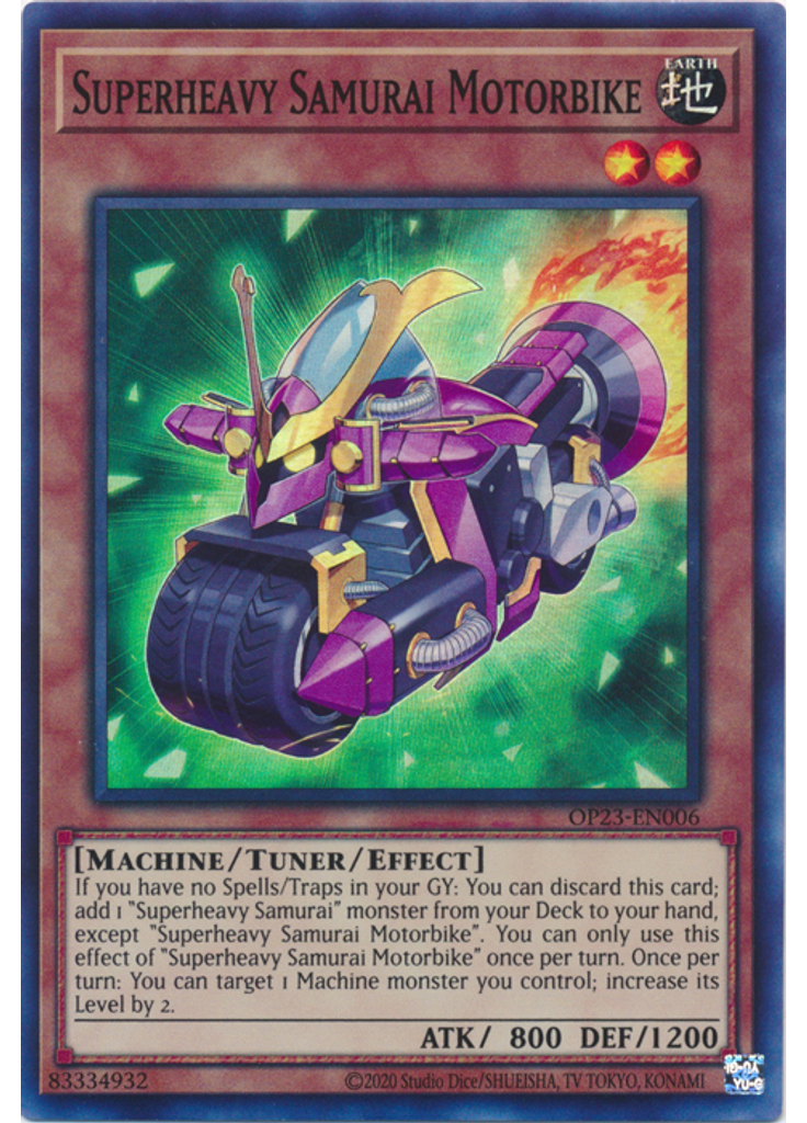 Superheavy Samurai Motorbike