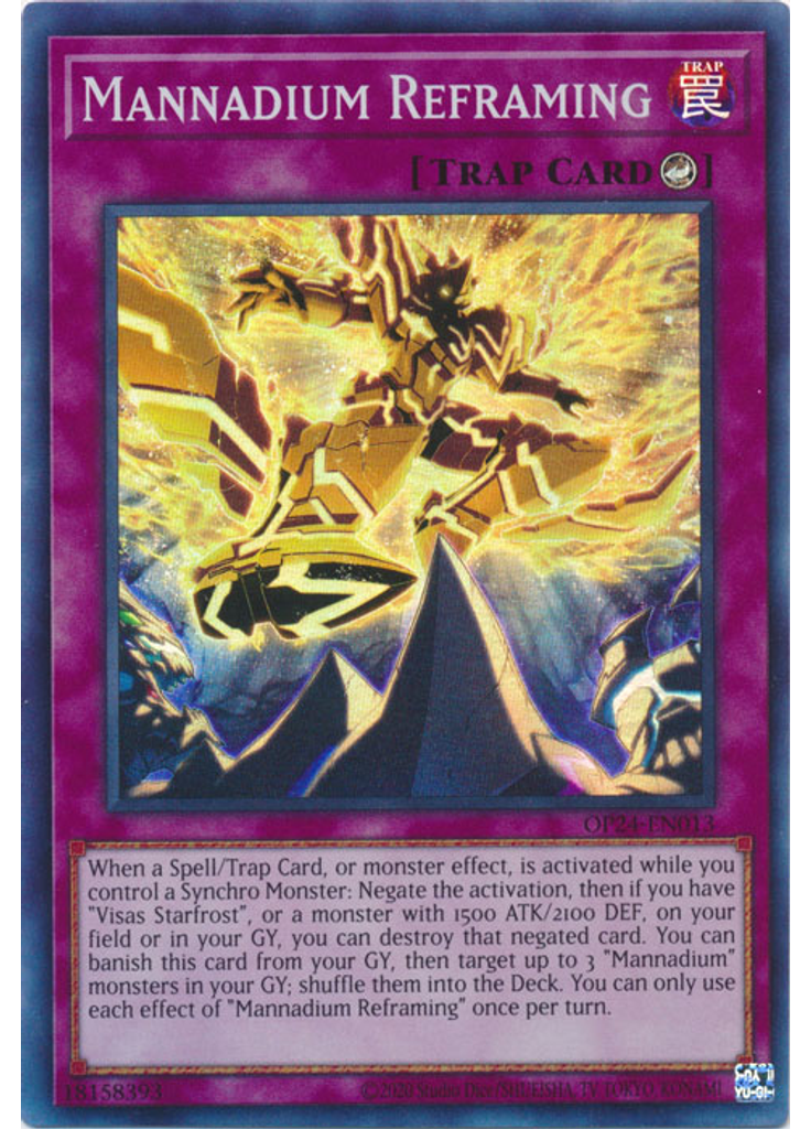 Mannadium Reframing