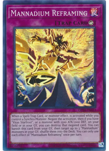 Mannadium Reframing