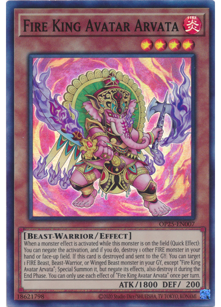 Fire King Avatar Arvata