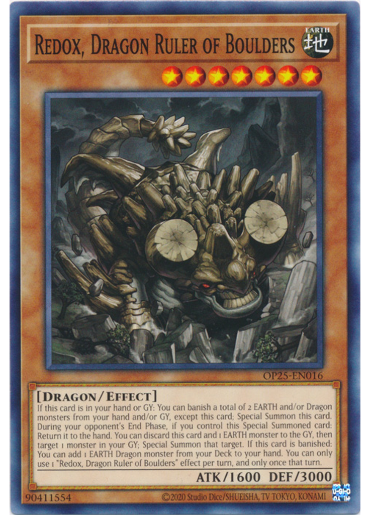 Redox, Dragon Ruler of Boulders