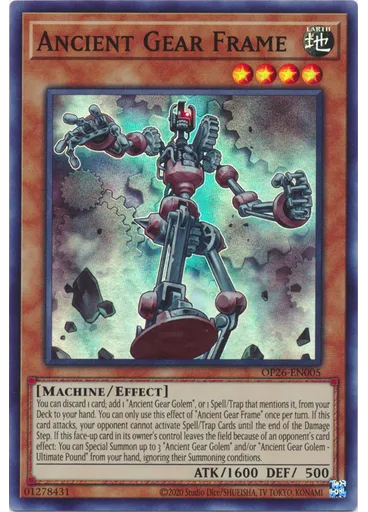 Ancient Gear Frame — OTS Tournament Pack 26