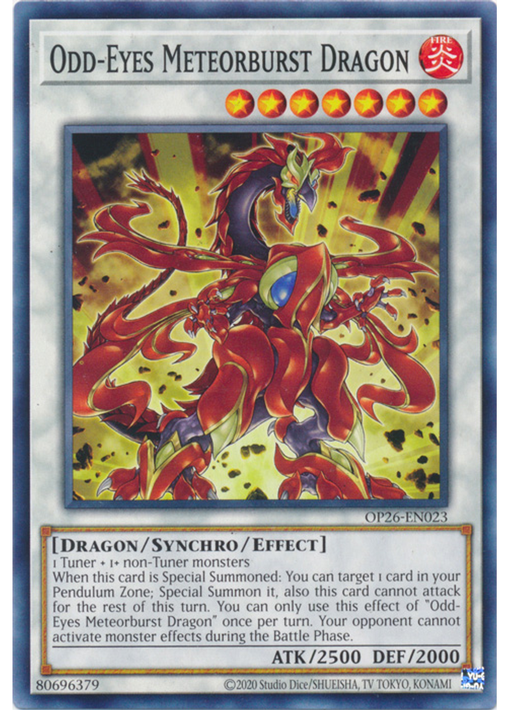 Odd-Eyes Meteorburst Dragon