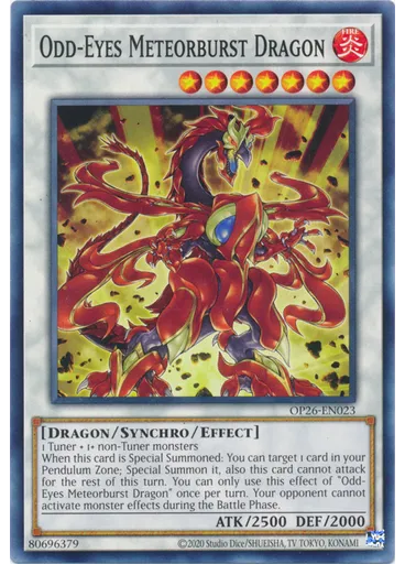 Odd-Eyes Meteorburst Dragon
