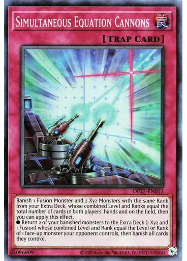 Simultaneous Equation Cannons
