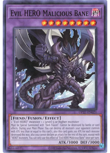 Evil HERO Malicious Bane