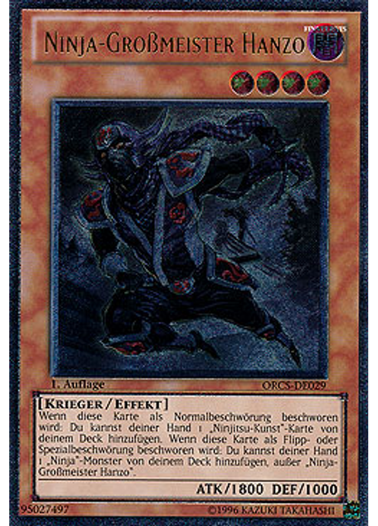 Ninja-Großmeister Hanzo (Ultimate Rare 1st Edition)