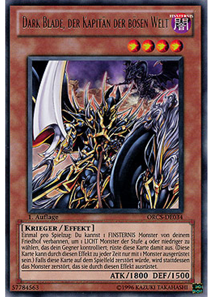 Dark Blade, der Kapitän der bösen Welt