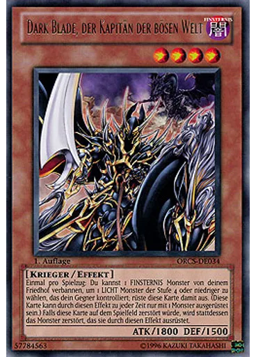 Dark Blade, der Kapitän der bösen Welt