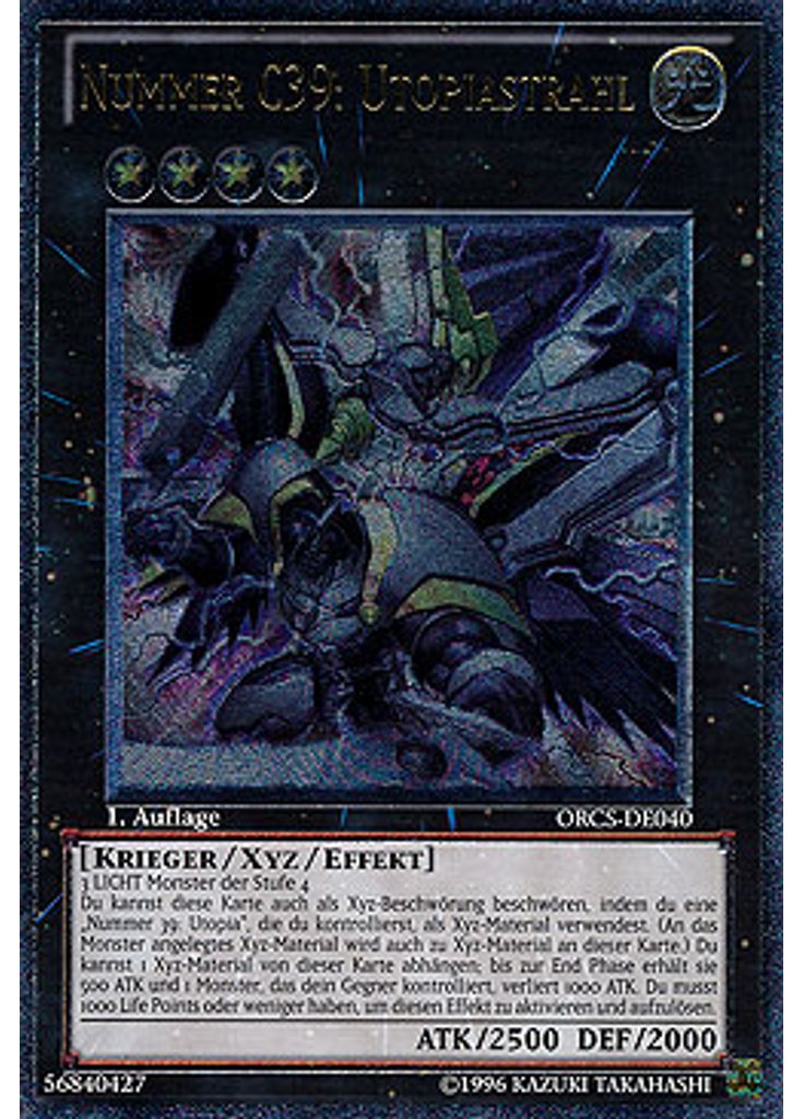 Nummer C39: Utopiastrahl (Ultimate Rare 1st Edition)