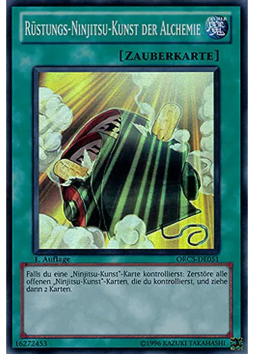 Rüstungs-Ninjitsu-Kunst der Alchemie