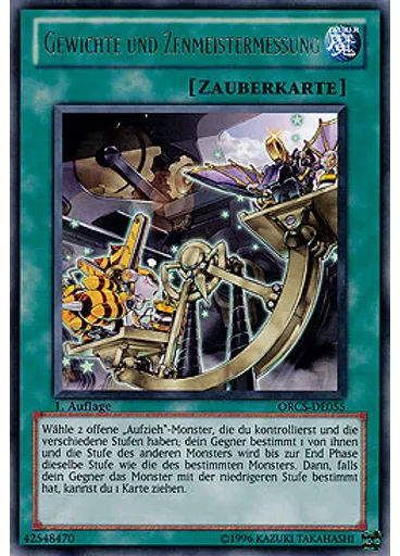 Gewichte und Zenmeistermessung