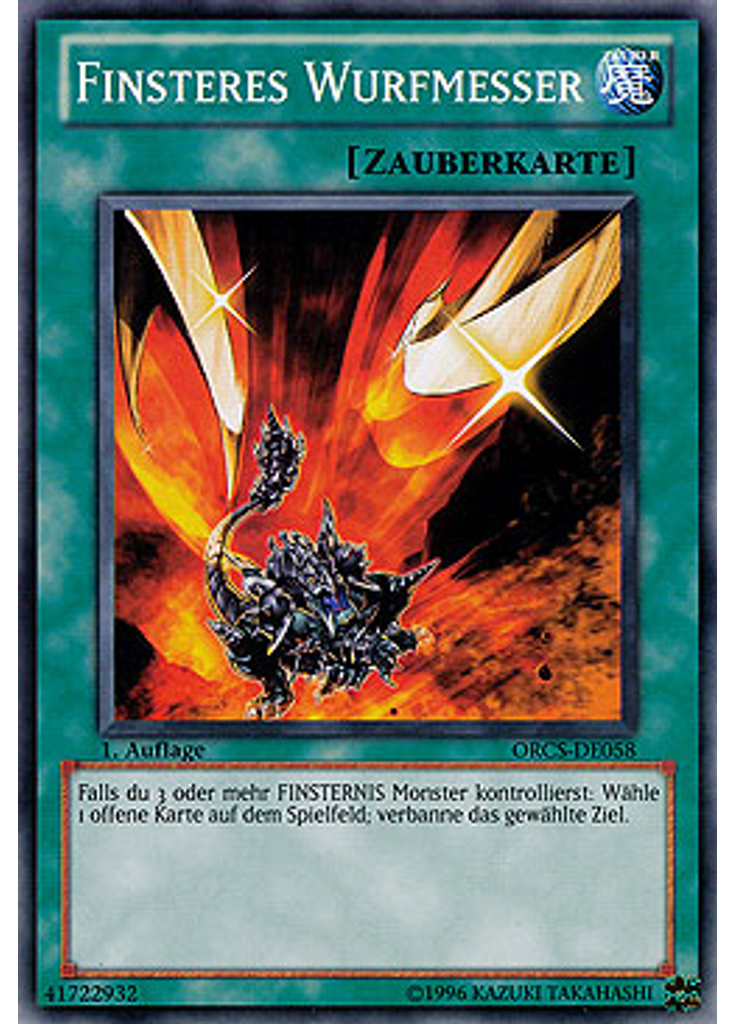 Finsteres Wurfmesser