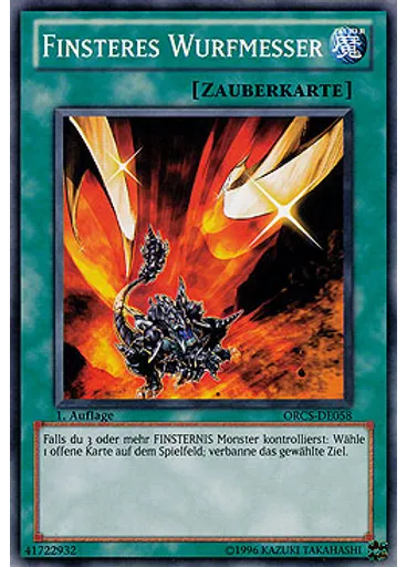 Finsteres Wurfmesser