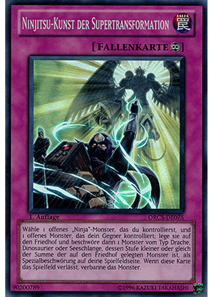 Ninjitsu-Kunst der Supertransformation