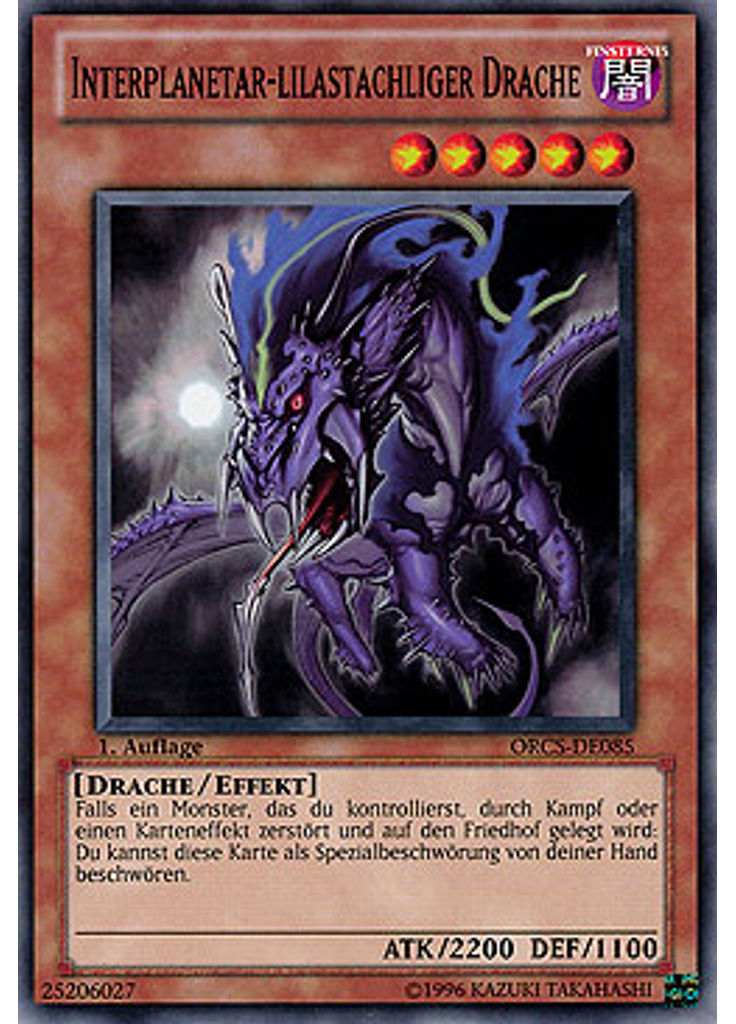 Interplanetar-lilastachliger Drache
