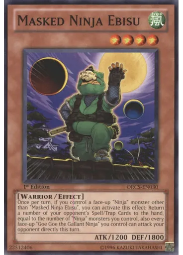 Masked Ninja Ebisu