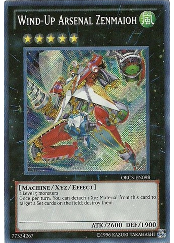 Wind-Up Arsenal Zenmaioh (Secret Rare Unlimited)