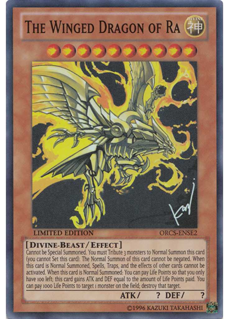 The Winged Dragon of Ra