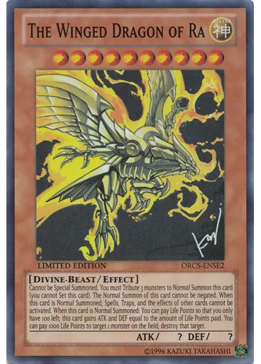 The Winged Dragon of Ra — Order of Chaos: Special Edition