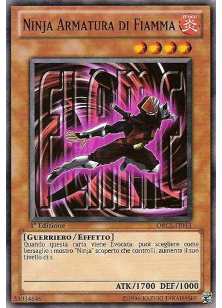 Ninja Armatura di Fiamma