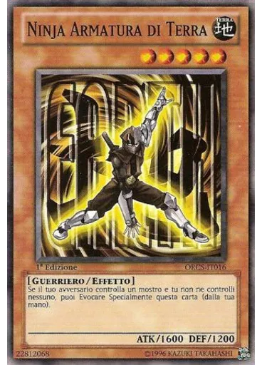 Ninja Armatura di Terra