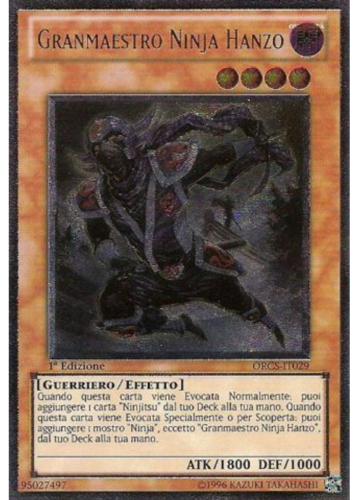 Granmaestro Ninja Hanzo (Ultimate Rare 1st Edition)